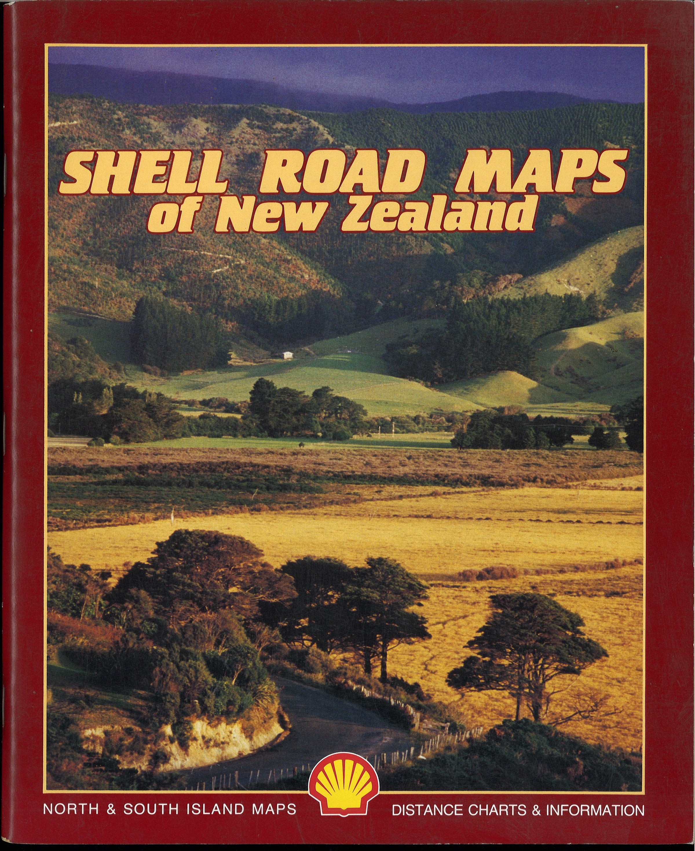 Shell Road Map Shell Road Maps Of New Zealand | PMI Victorian History Library Inc